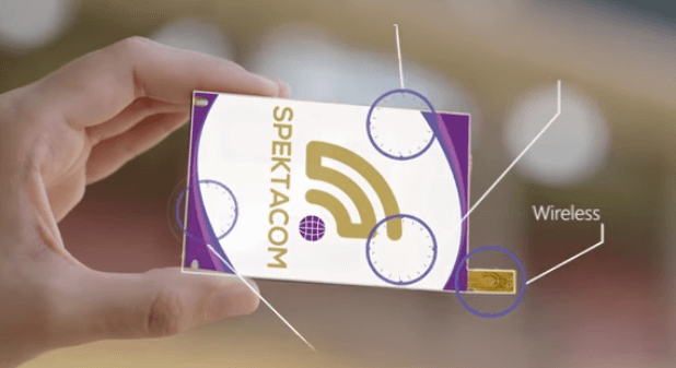 spektacom sensor sticker card