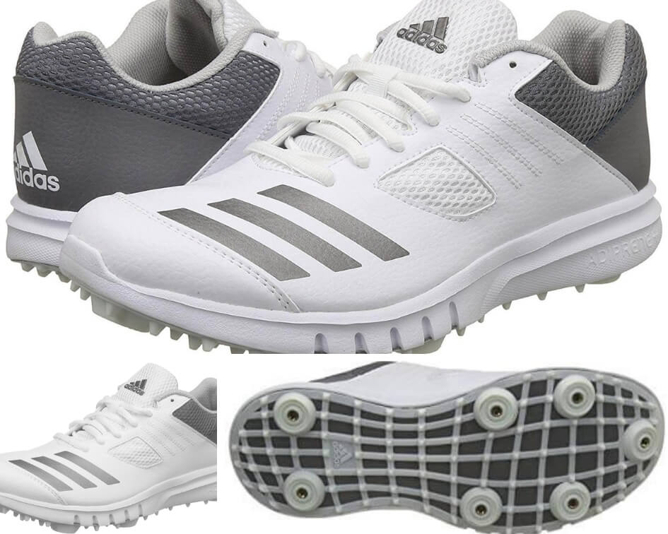 adidas rubber spike cricket shoes